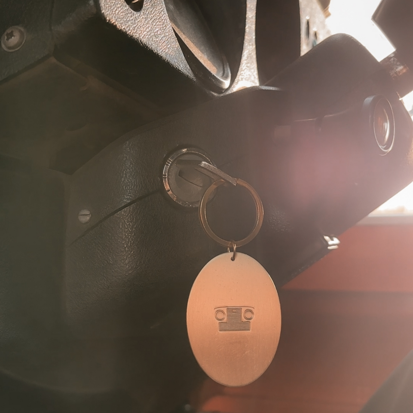 Loke Brass Keyring