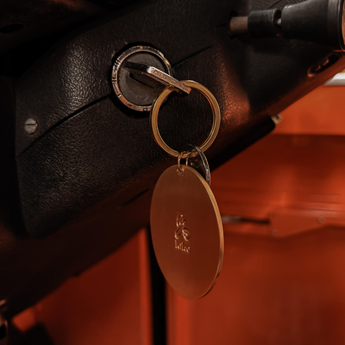 Loke Brass Keyring