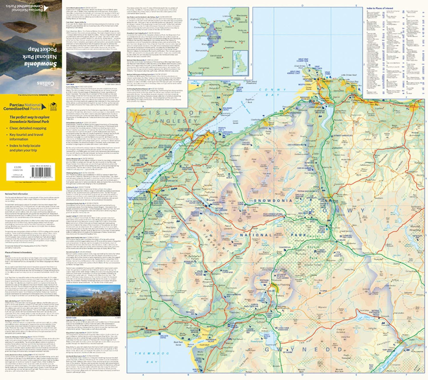 Snowdonia National Park Pocket Map