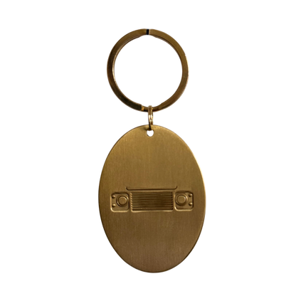 Loke Brass Keyring - Defender